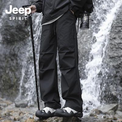 Мужские ветрозащитные водонепроницаемые брюки карго JEEP SPIRIT 8320
