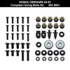 Fit For Honda CBR954RR 2002 2003 CBR 954RR Motorcycle Full Fairing Kit Clips Complete Full Fairing Bolts Kit Stainless Steel
