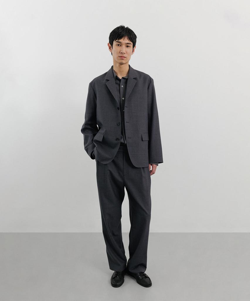 Blankroom Mati Wool Jacket_Charcoal