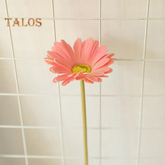 Искусственный цветок, анти-выцветание, украшение из искусственной кожи, отличный одиночный филиал, домашний декор для вечеринки, сада, гербера, искусственный цветок, товары для дома