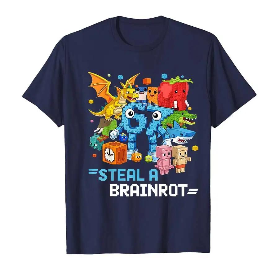 Meme 67 Six Seven Bruh 67 Steal A Brainrot Gift For Boy Kid Tshirt For Unisex Unisex Cotton T Shirts Short Sleeve Tops