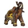 Elephant Statues Artistic Home Figurines Decoration Resin Crafts Lucky Animals OrnamentsMedium Size