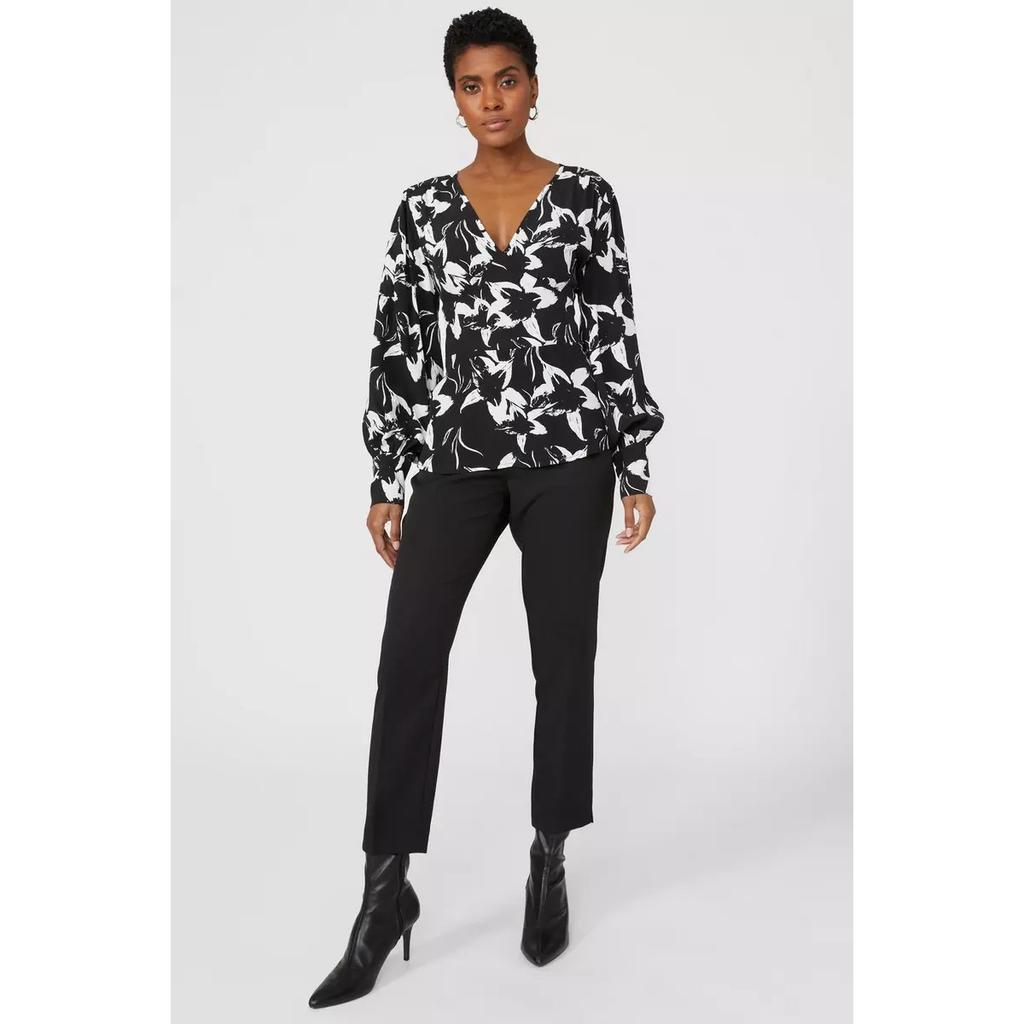 Principles Женский/Женский лиф Цветочный топ с v-образным вырезом