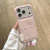 Розовый кожаный чехол для телефона Hello Kitty для iPhone 17/16 Pro Max/15/14