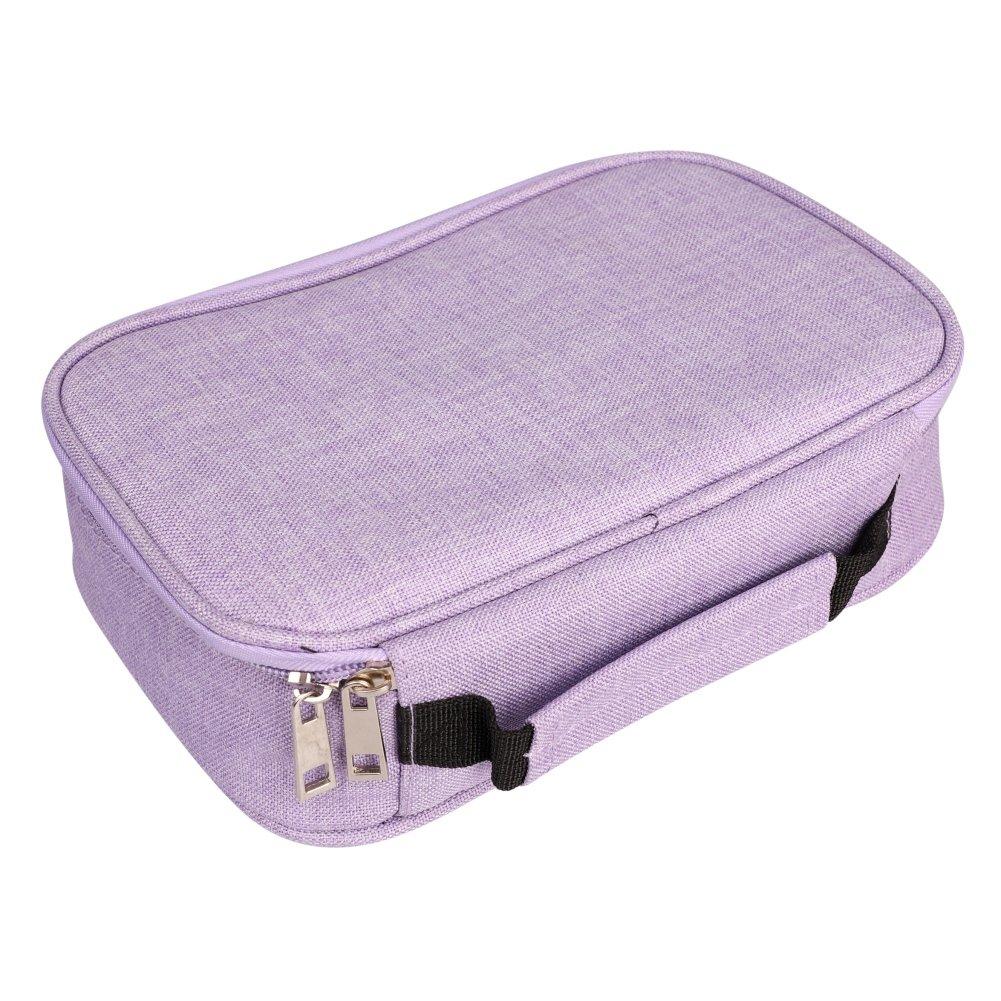 72 предмета цветной пенал цветной пенал для хранения карандашей пенал с ручкой цветной держатель карандашей большой емкости холст цветной держатель карандашей