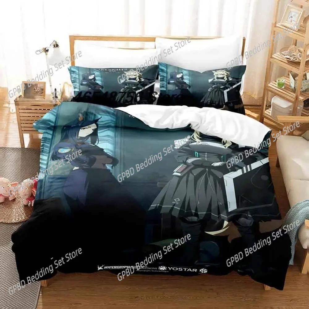 Comforter 3D Printing Game Arknights Bedding Set Bedroom Soft Modern S Comefortable Kids And