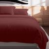Duvet Cover In 57 Thread Count Cotton 240x220 Cm Plain Brick, by Soleil d'Ocre