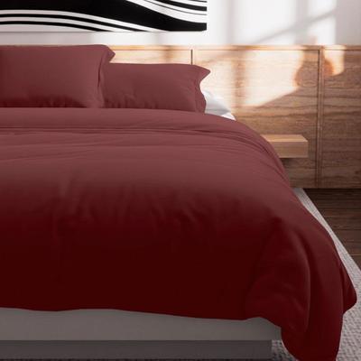 Пододеяльник из хлопка плотностью 57 нитей, 240x220 см Plainbrick, Soleil d'Ocre