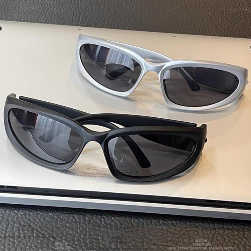 Новые Y2K спортивные солнцезащитные очки в стиле панк, женские брендовые дизайнерские квадратные очки, мужские роскошные солнцезащитные очки UV400, красочные зеркальные модные очки