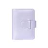 Neat Stitching 28 Pockets Instant Camera Photo Album PU Leather Mini Photo Book Ring Closure Lightweight Pocket Album Name Cards