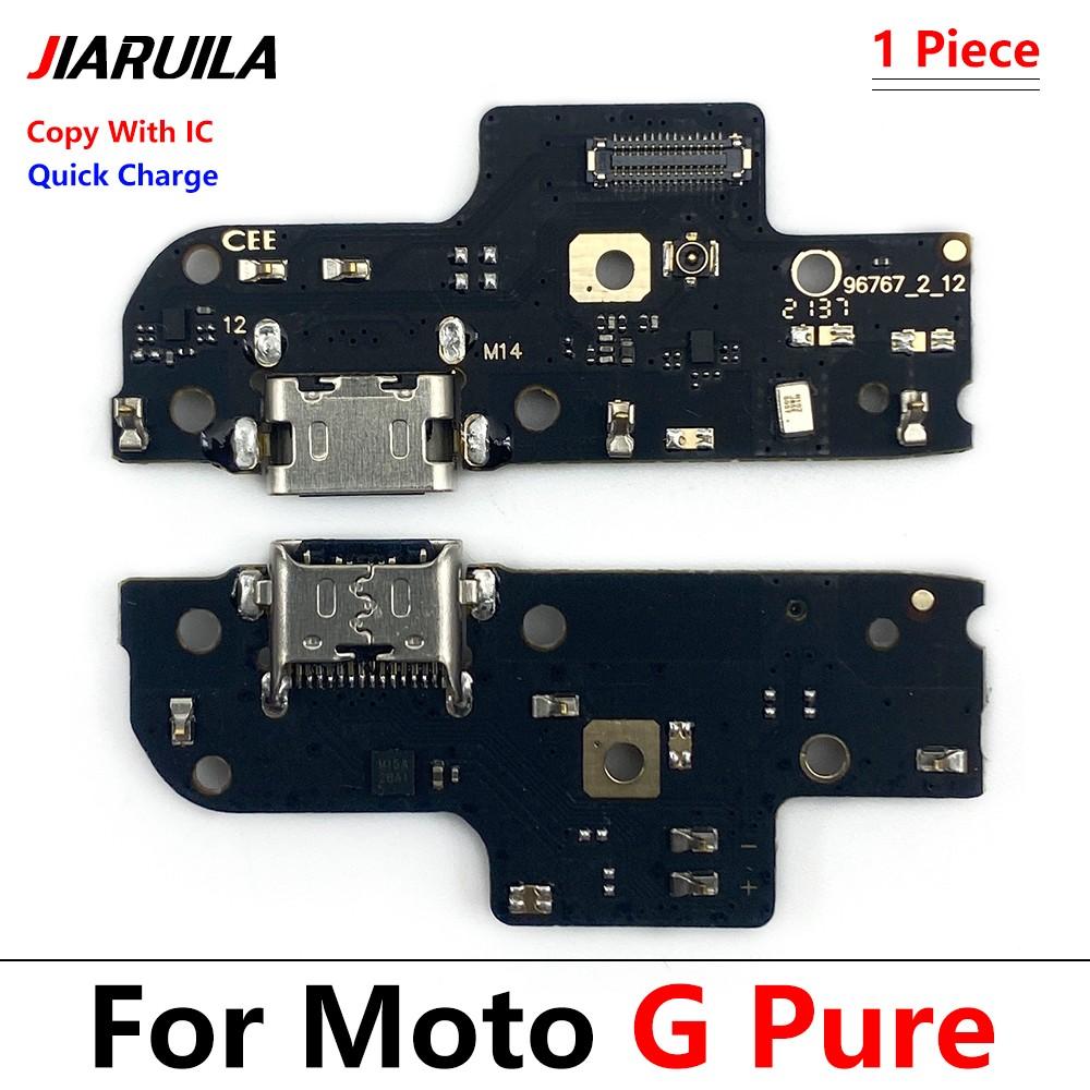 Зарядная плата USB с портом зарядки, шлейф для Moto G Stylus 1G G Power 1116 1116 G Pure, разъем док-станции с микрофоном