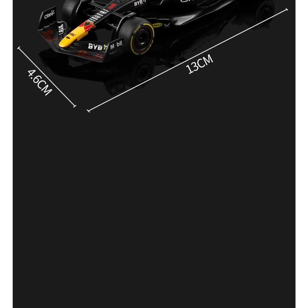 1/43 2023 Чемпион Red Bull RB19 #1 Ферстаппен Модель гоночного автомобиля Формула-1 Симуляция Сплав Литье под давлением Модель суперкара Подарки для детей