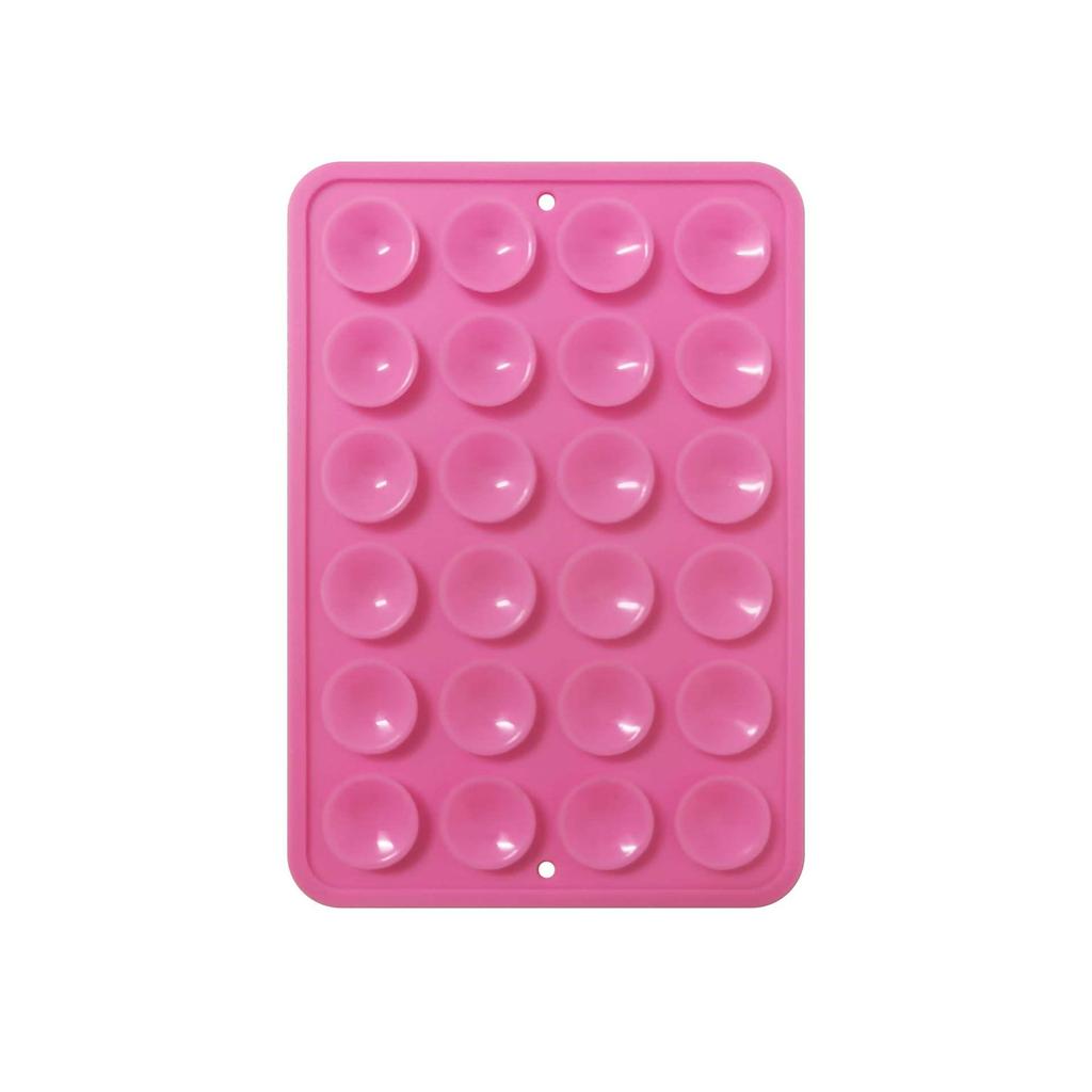 Черная силиконовая противоскользящая подставка для телефона: 24 Портативные, Минималистичные Наклейки на Присосках