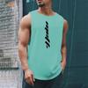 Summer Quick Drying Fitness Vest Mens Mesh Clothing Sleeveless Waistcoat Loose Basketball Running Sports Trend Short Sleeve Tees