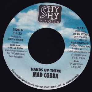 7-дюймовая пластинка MAD COBRA, TOP NOTCH - Hands Up There / Sexy Lingerie SS23 Shy Shy Records 2001 Ямайка Регги, Ска и Даб Б/У
