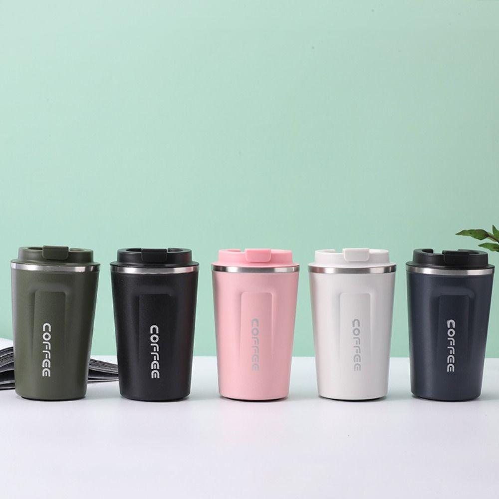 380/510ML Coffee Vacuum Flask Stainless Steel Coffee Thermos Mug Travel Thermal Cup Office Home