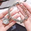 Decor Charm Ladies Watch Studded Rinestone Women Wrist Chain Gorgeous Quartz Watches Women