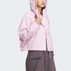 adidas Куртка City Escape Woven с монохромным логотипом, женские куртки, прозрачно-розовые JE8590
