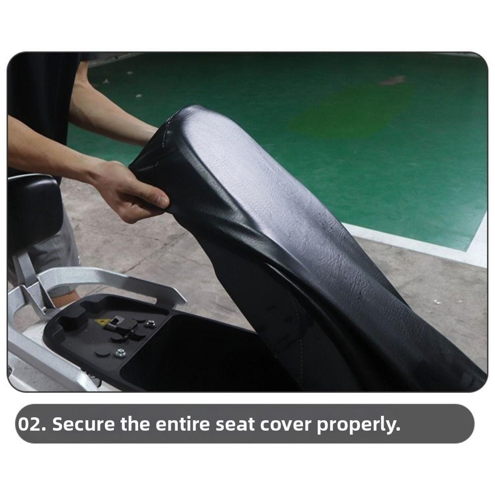 Elastic Electric Bicycle Seat Cover Waterproof Sunscreen Seat Cover Outdoor Protection