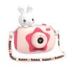 Детская портативная камера для мыльных пузырей Милый мультяшный утенок кролик Автоматические машины для мыльных пузырей со светом и музыкой Игрушки для улицы для детей