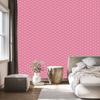 Wallpaper Geometric Pattern Powder Pink for Living Room and Bedroom 50x1000
