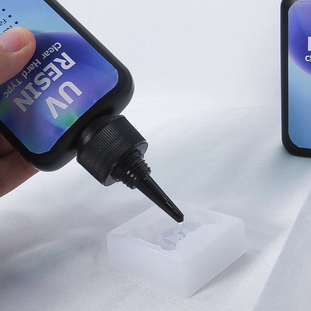 УФ-смола «сделай сам» для изготовления ювелирных изделий, прозрачный активированный солнечным светом клей, мягкий клей для фильтрации вредного света