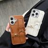 Кошелек-кнопка с отделением для карт для IPhone 17 Promax Браслет для Apple 15 Силиконовый Защита от падения Женская версия