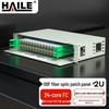 HAILE 24-портовое 2U 19-дюймовое 10G многомодовое волоконно-оптическое распределительное шасси, полностью сконфигурированное с 24-жильным FC ODF.