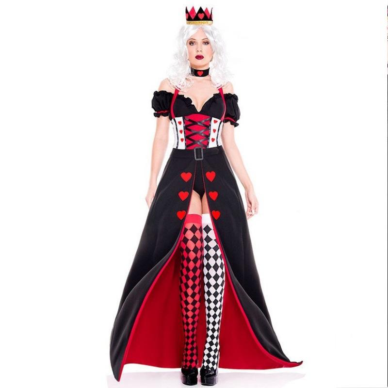 Halloween Princess of Hearts Queen Alice In Wonderland Queen of Hearts Dress