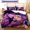 KPOP Hunter 3pcs Bedding Set Duvet Cover Closure Includes 1 Duvet Cover & 2 Pillowcases for All Seasons Bedroom Home Dorm Decor