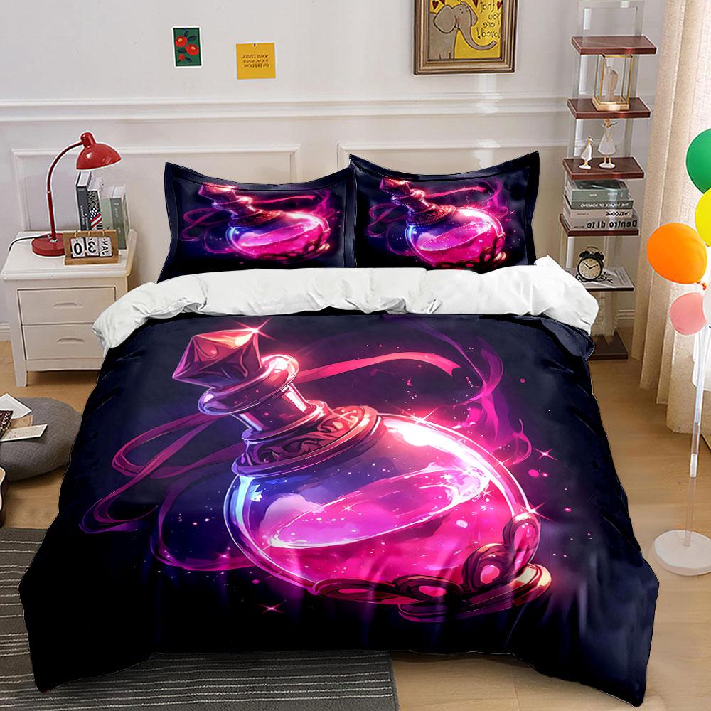 "Glowing Cosmic Elixir Dreams" Bedding sets Duvet covers Pillowcases(1* Duvet Cover 2* Pillowcases without duvet insert)