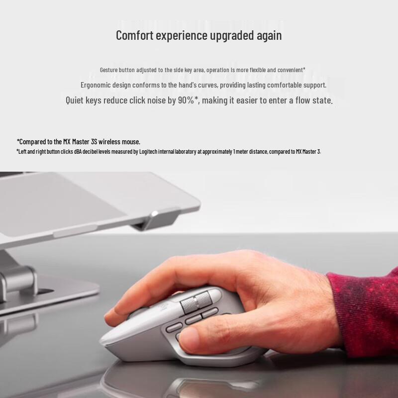 Logitech Беспроводная Bluetooth-мышь MX Master 4