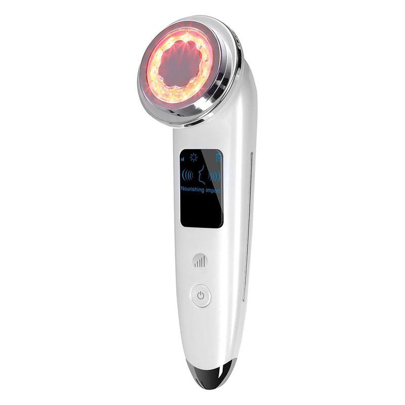 A04V Face Massager Electric Face Lift 4 In 1 Facial Massager Anti-Aging Firming Skin Care Tool (White)