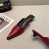Женские туфли женские классические высокое качество весна без застежек винно-красные туфли на шпильке леди крутые сексуальные туфли-лодочки ab599