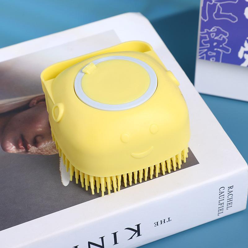 Pet Silicone Bath Brush Functional Beauty Brush Massage Cat Hair Remover Dog Comb Dog Dog Grooming Supplies Pet Accessories