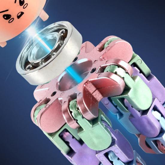 Transformable Fidget Spinner Portable Stress Relief Deformation Mechanical Arm Fingertip Gyro Chain Robot Spinner Sensory Toy