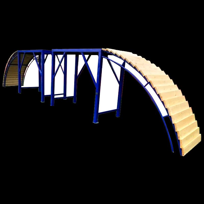 Large Arched Dog Training Bridge Obstacle