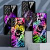 Стеклянный чехол для Samsung Galaxy S22 S20 FE S21 Plus, чехол для телефона S10 5G S9 Note 20 Ultra 10 Lite, чехол Pokemon Gengar