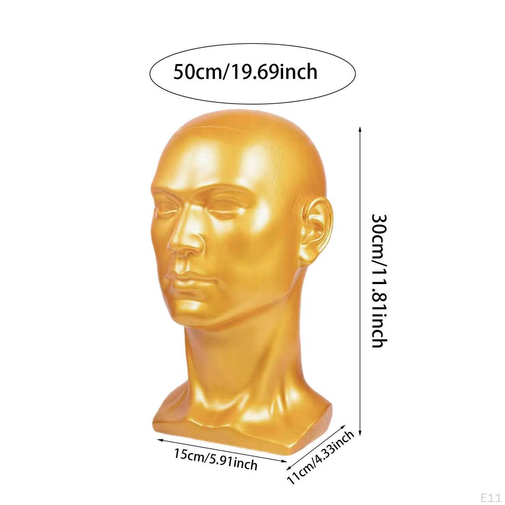 Мужской манекен голова шляпа дисплей стенд косметические аксессуары многофункциональный манекен парик для