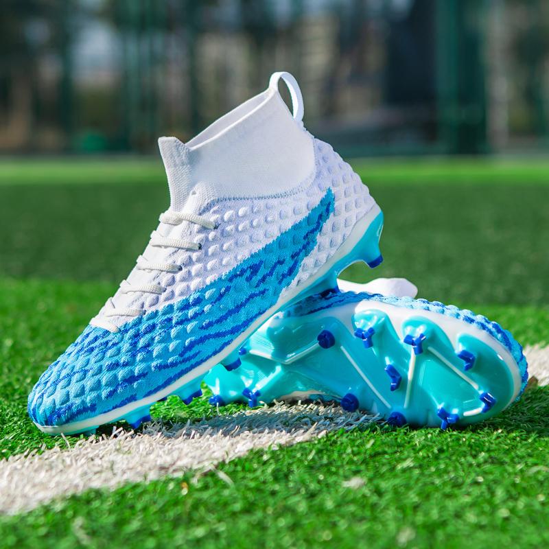 2024 Мужские футбольные бутсы большого размера Сверхлегкие футбольные бутсы для мальчиков Кроссовки Нескользящие футбольные бутсы AG/TF Ботильоны унисекс