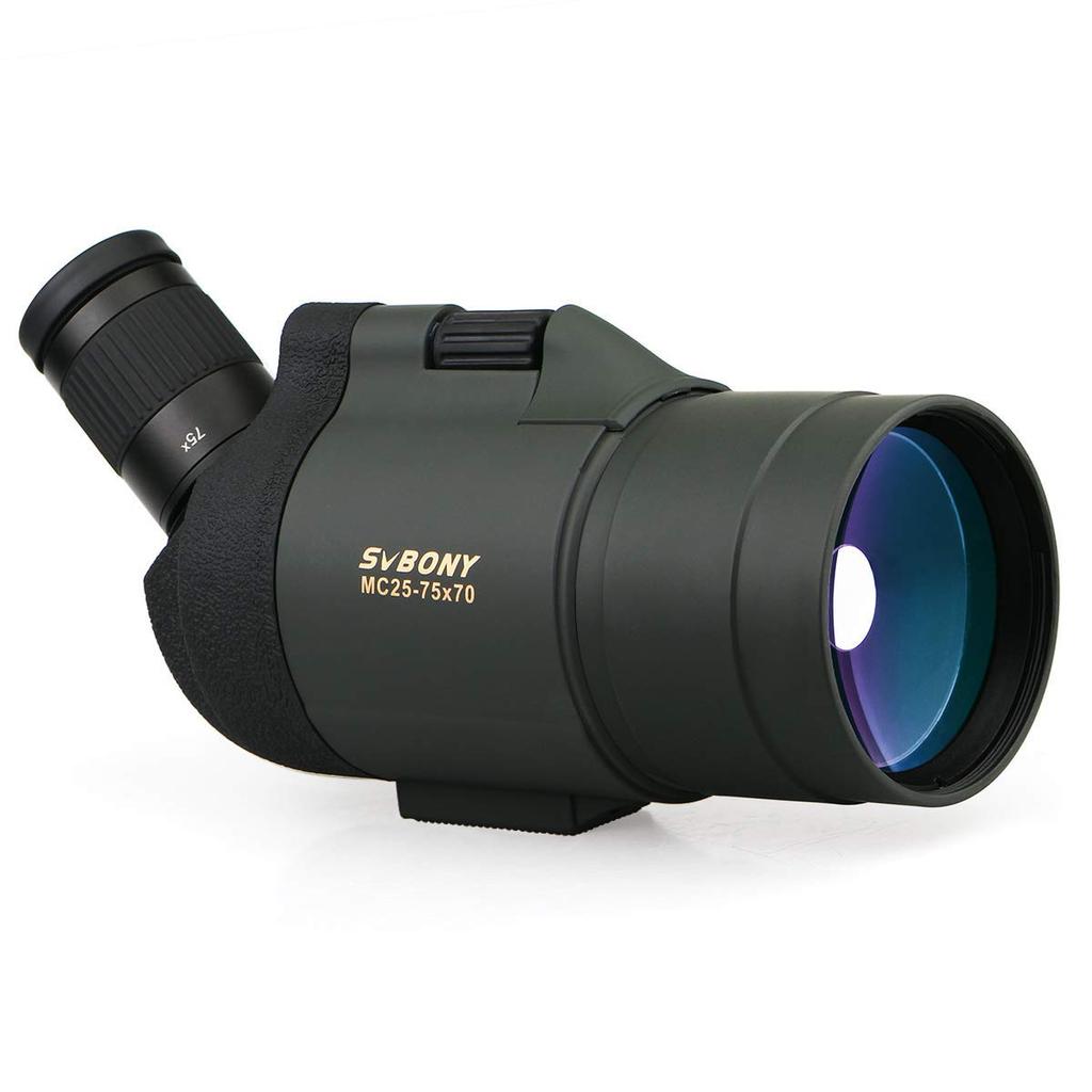 SVBONY SV41 Field Scope 70mm Spotting Scope Archery Scope Compact Bak4 Prism High Magnification FMC IPX7 Waterproof Tabletop Tripod Included