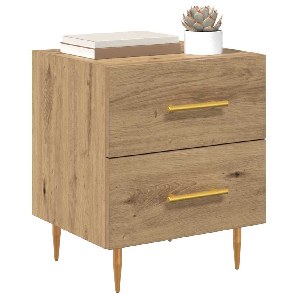 Nightstand Artisan Oak 40 x 35 x 47.5 cm Engineered Wood