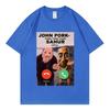John Porkls Calling Funny Meme T-shirtsUnisex Clothing High Street Fashion Trend T Shirt Summer Casual Loose Cotton T-shirt