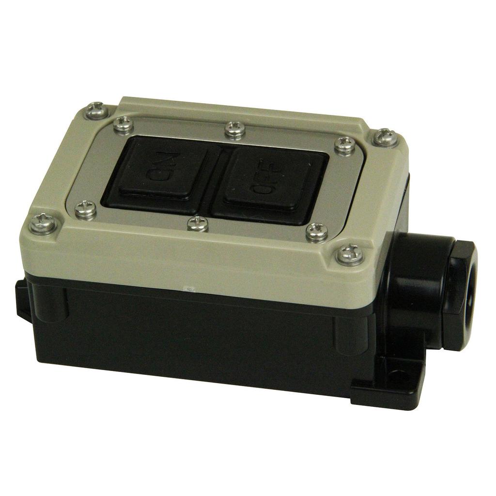 Kasuga Electric WBST222 Push Button Weatherproof Switch, Heavy-Duty