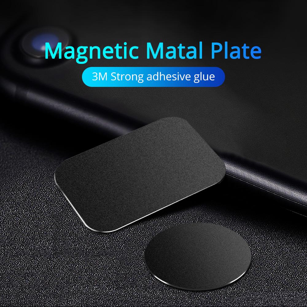 FONKEN Magnetic Car Phone Holder Metal Plate Magnet Holder Extra Sticker Iron Sheet Car Accessories