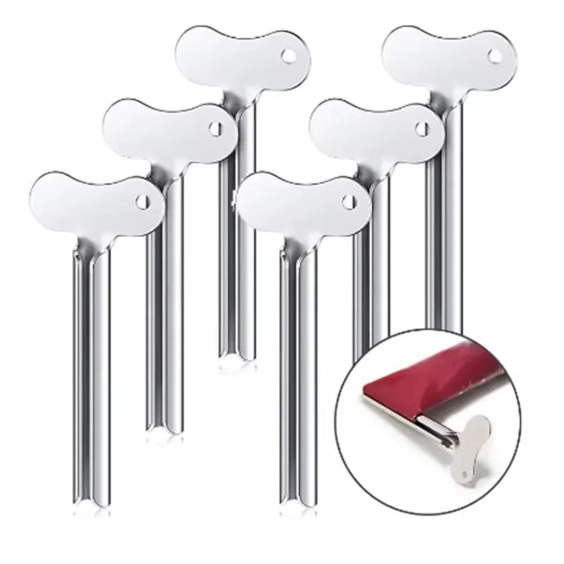 Portable Stainless Steel Toothpaste Squeezer & Hair Dye Dispenser Cleanser squeezer, bathroom accessories, Half-Circle Wringer