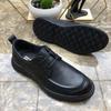Деловые повседневные кожаные туфли для мужчин 2024 года, весна и осень, новые дышащие кожаные британские кожаные туфли, мужские одинарные туфли