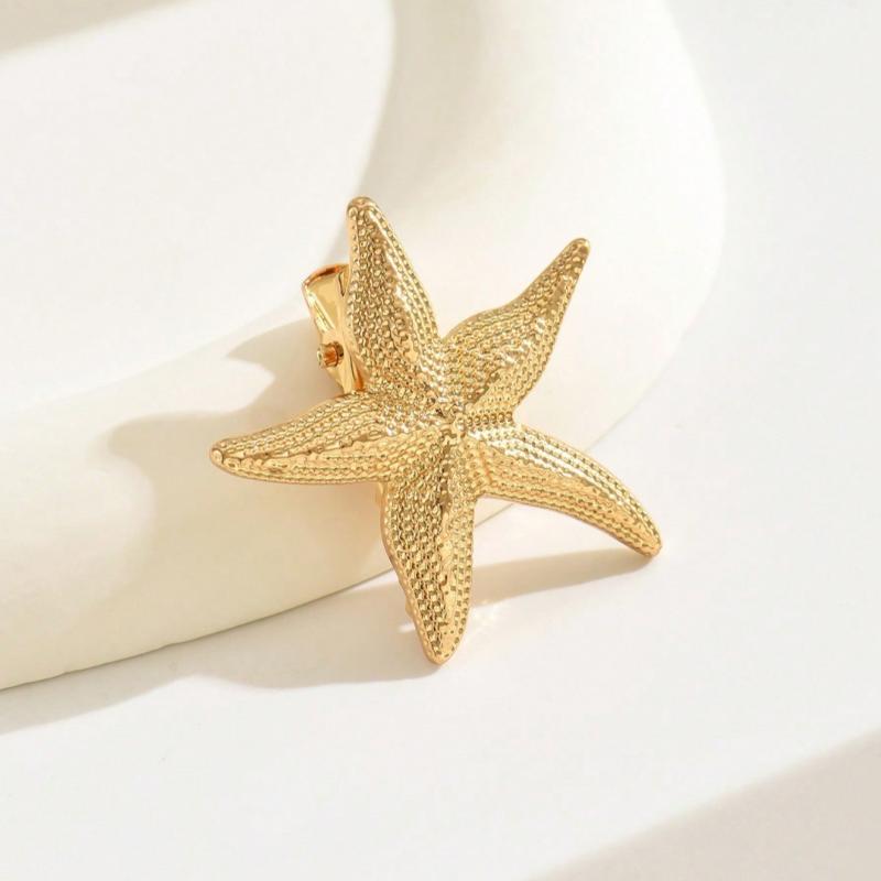 1/3Pcs Fashion Shell Starfish Hair Clips Y2K Vacation Style Hairpins Women Girls Metal Side Bangs Clips Hair Accessories Gifts