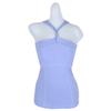 Женский Топ с Вшитым Лифом, Холтер, Без Рукавов, Фиолетовый