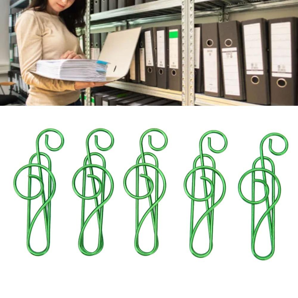 100 Pcs Anti Slip Cute Paper Clips Gold/ Green Small Paper Clips Cute Cool Paper Clips  Scrapbook